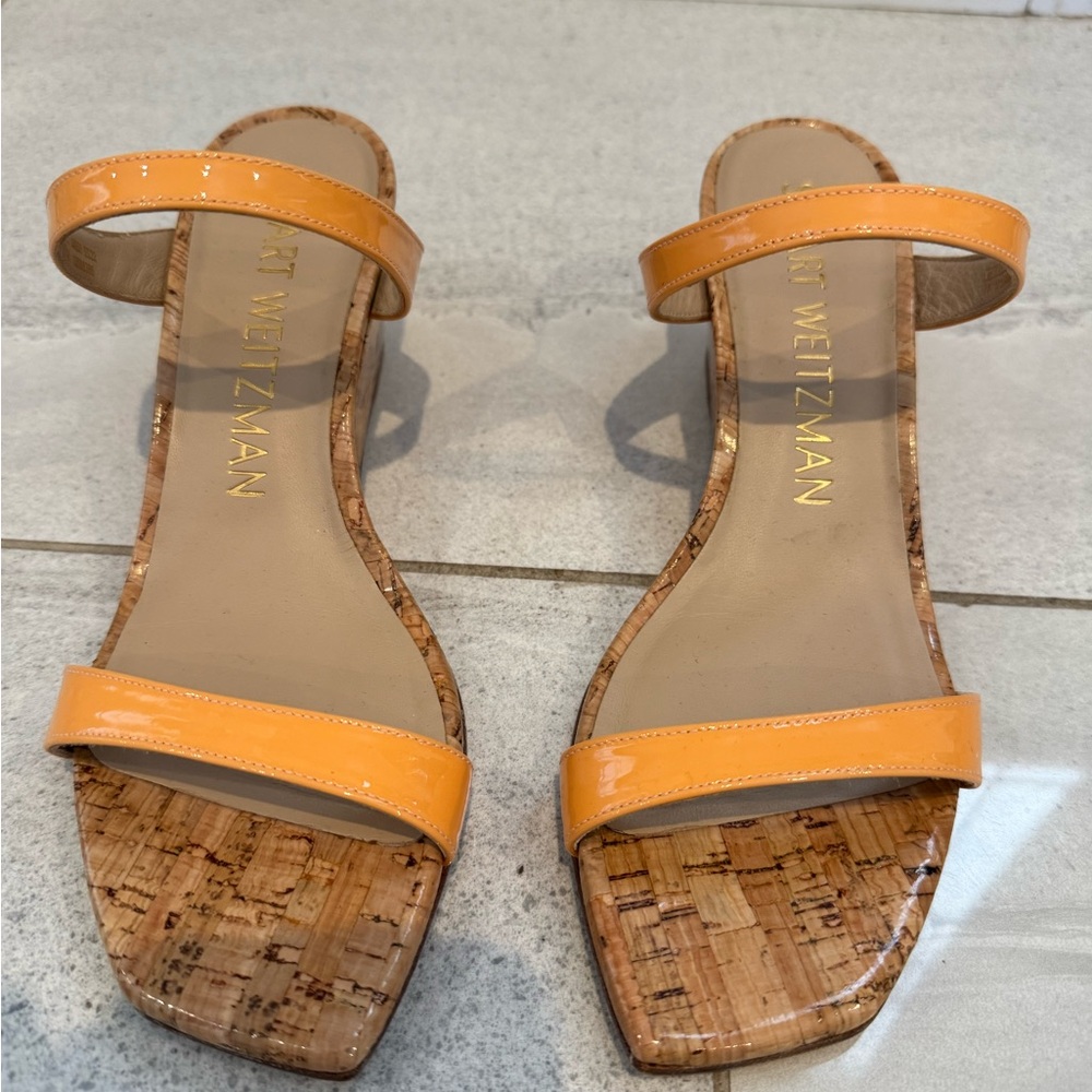 Stuart Weitzman Women's Orange Sandals